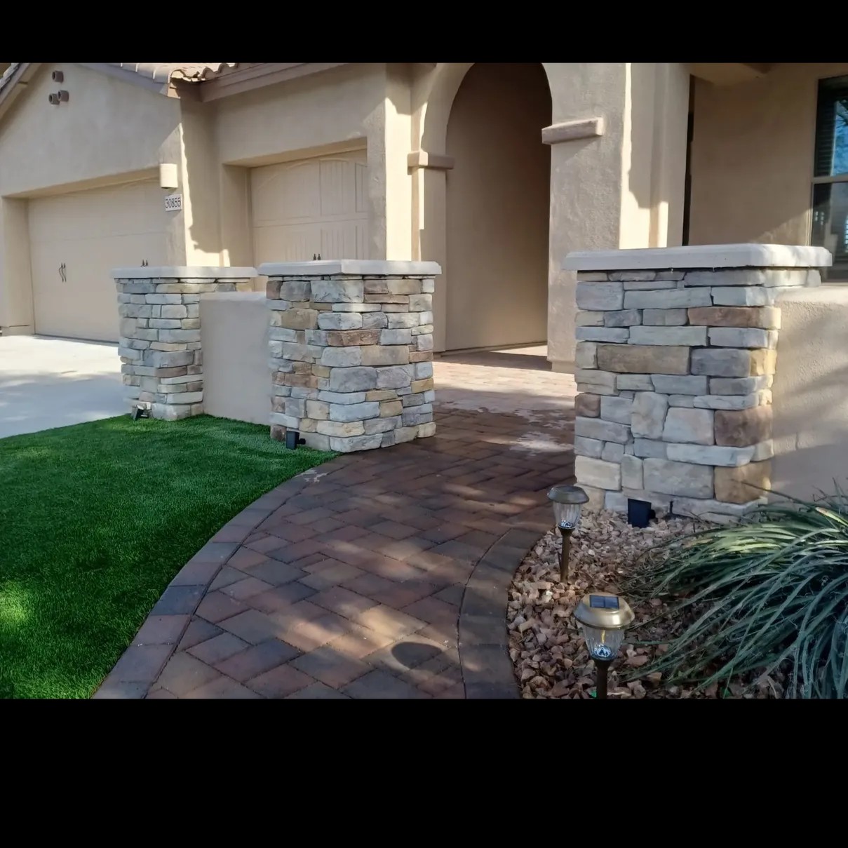 Stone Entry Walkway